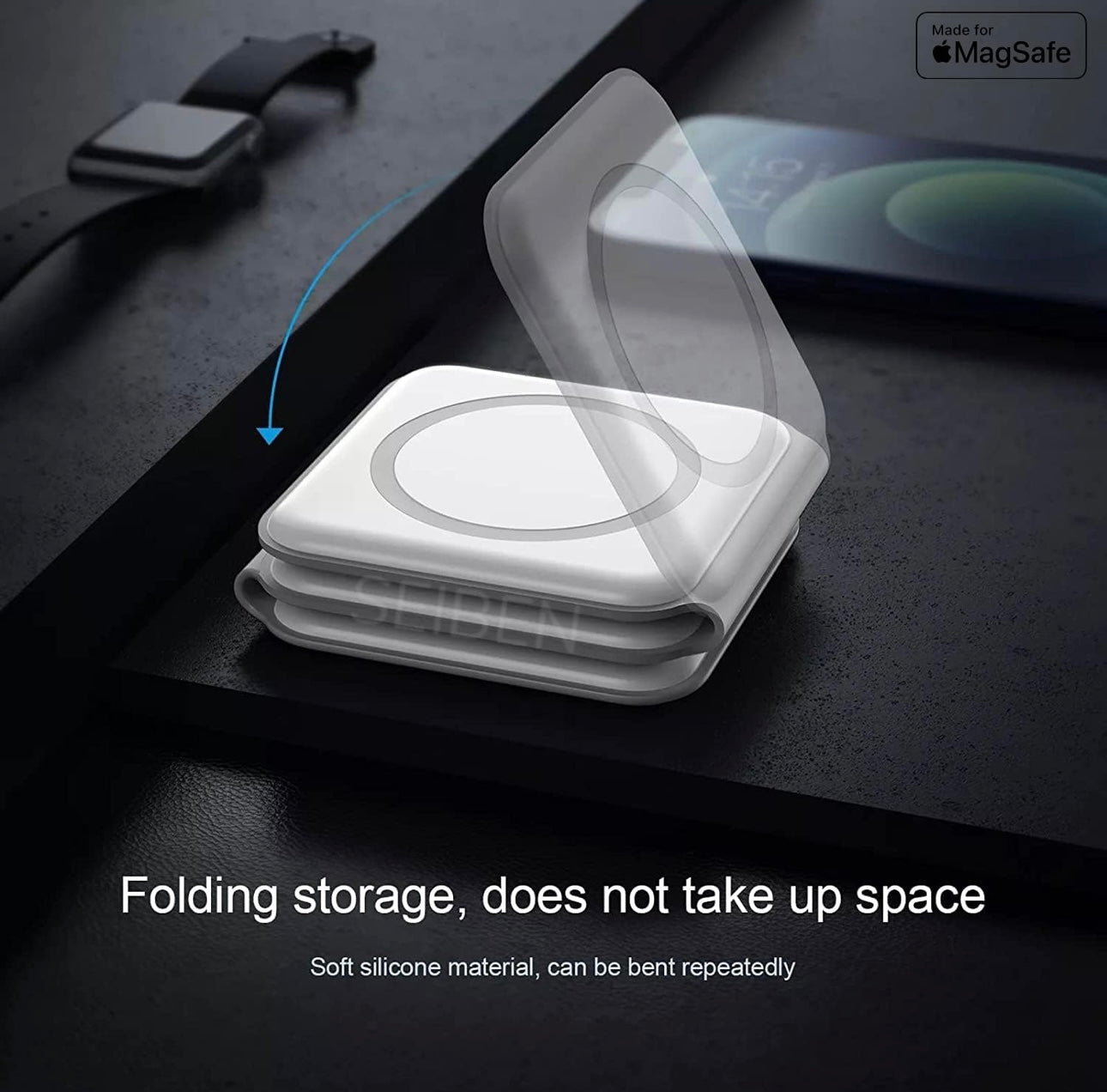 3 IN ONE FOLDABLE WIRELESS CHARGER