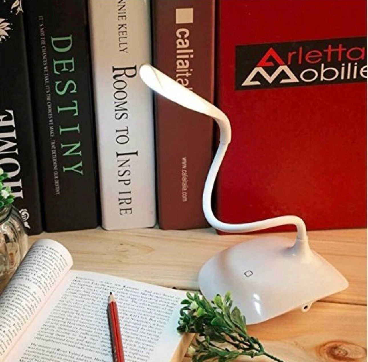 Rechargeable LED Desk Lamp with Touch Control & Dimming