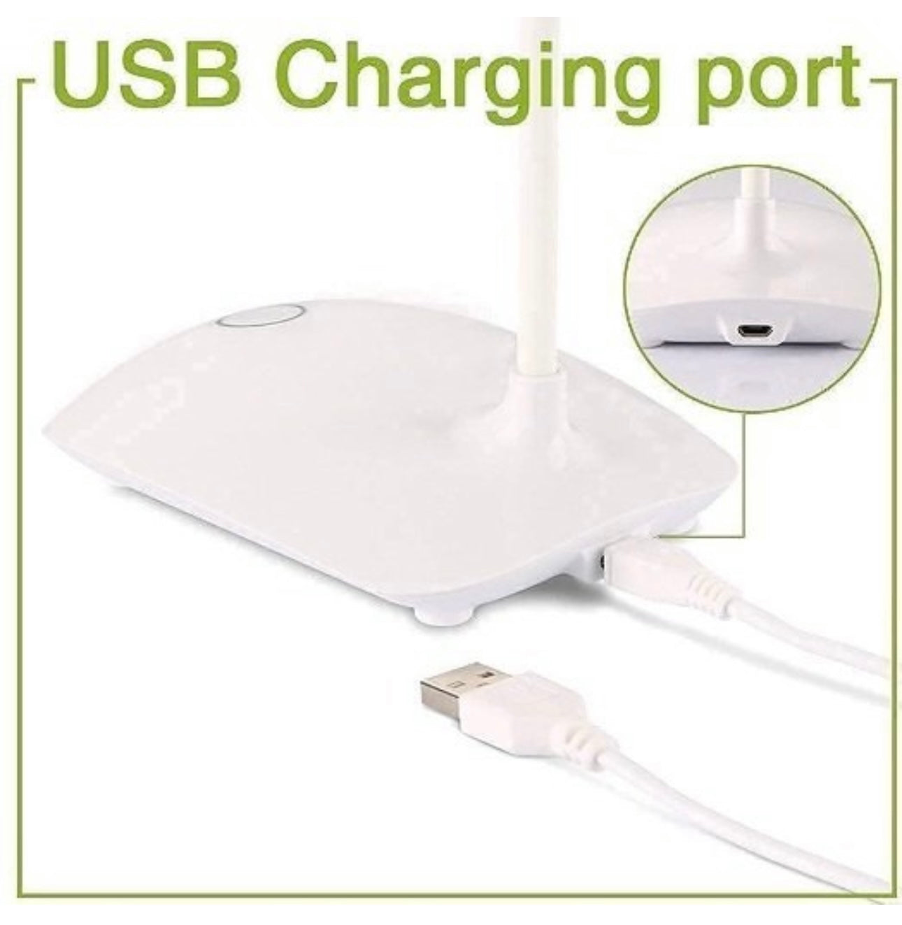Rechargeable LED Desk Lamp with Touch Control & Dimming