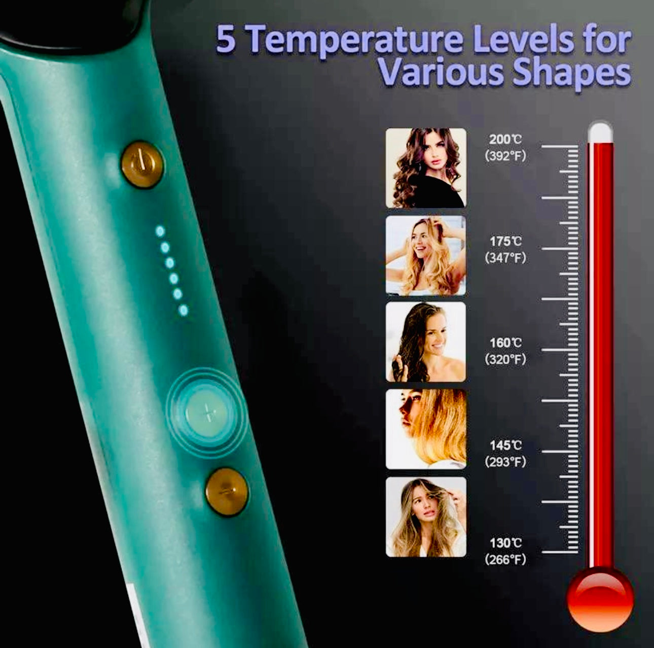 Professional Hair Straightening Brush Comb – 2-in-1 Fast Heating & Anti-Frizz Design