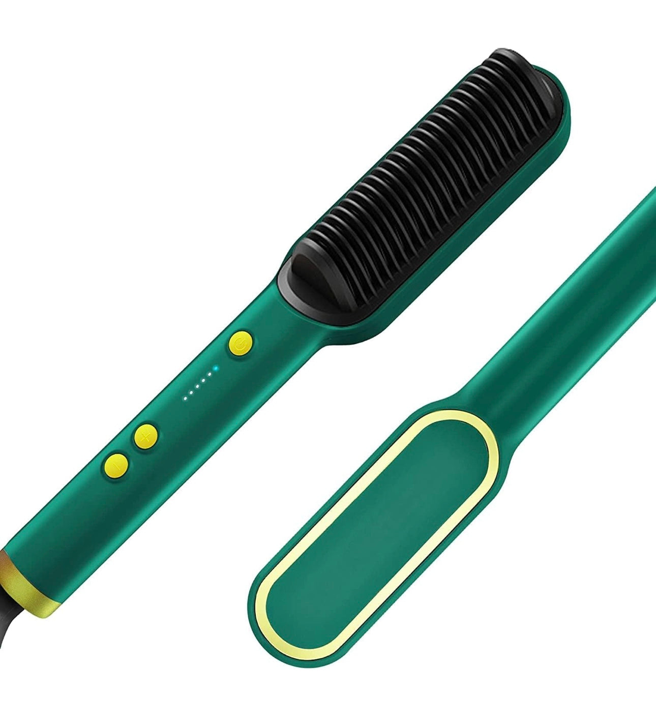 Professional Hair Straightening Brush Comb – 2-in-1 Fast Heating & Anti-Frizz Design