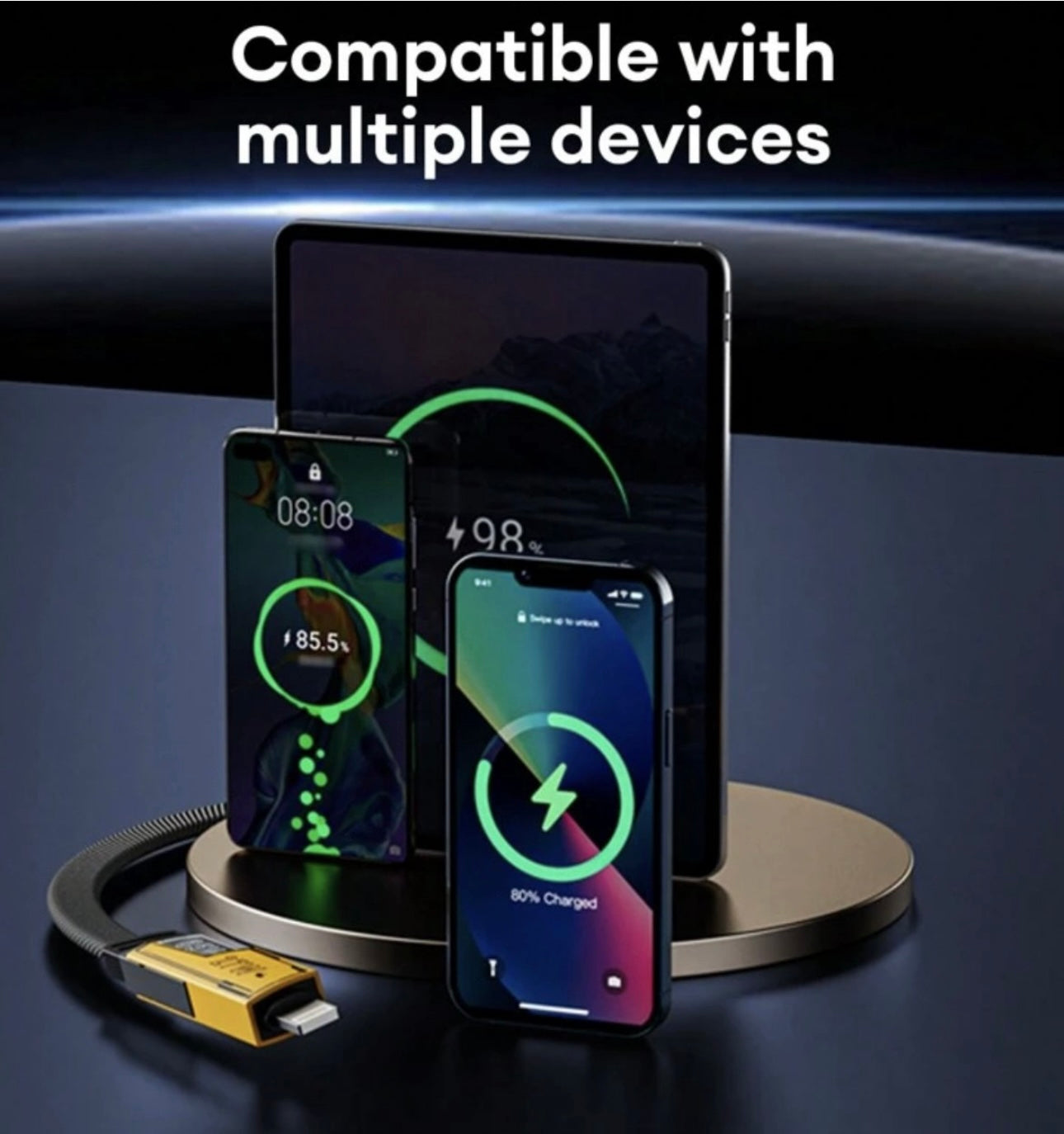 3-in-1 Magnetic Charging Cable