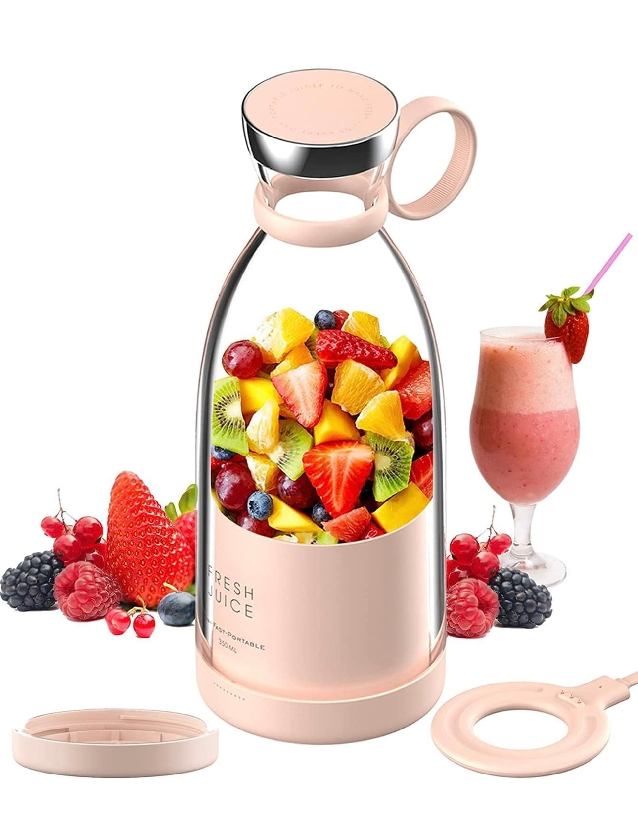 Fresh Juice Portable Blender β USB Rechargeable Smoothie & Shake Maker (60% OFF)