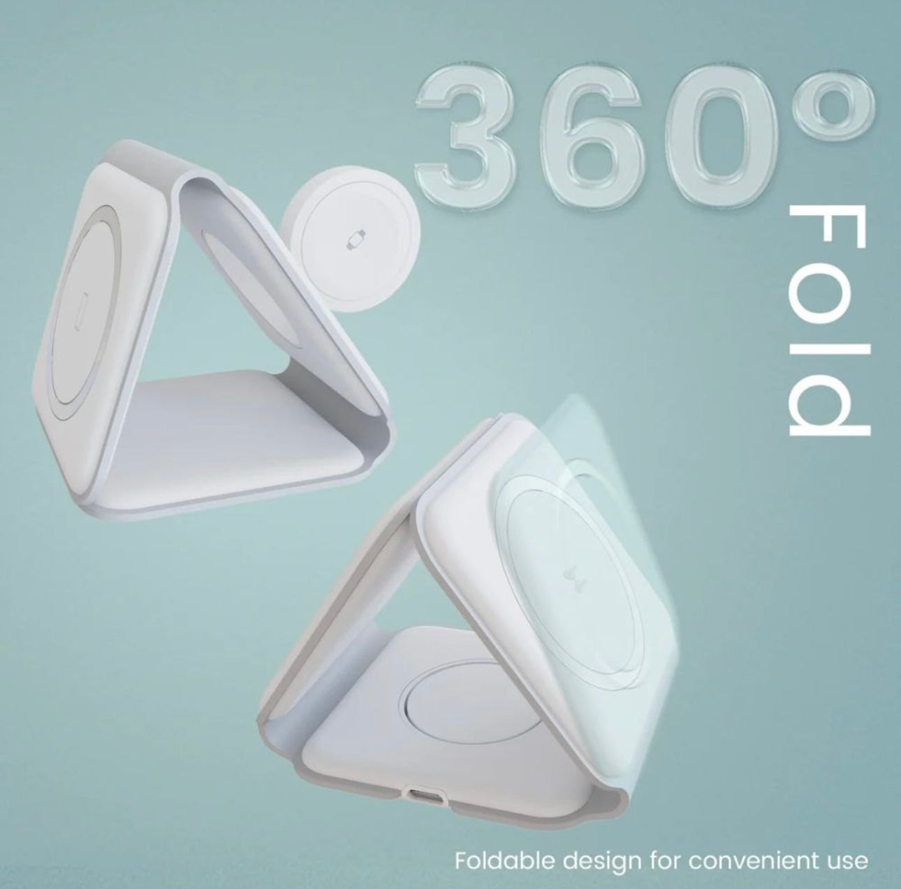 3 IN ONE FOLDABLE WIRELESS CHARGER
