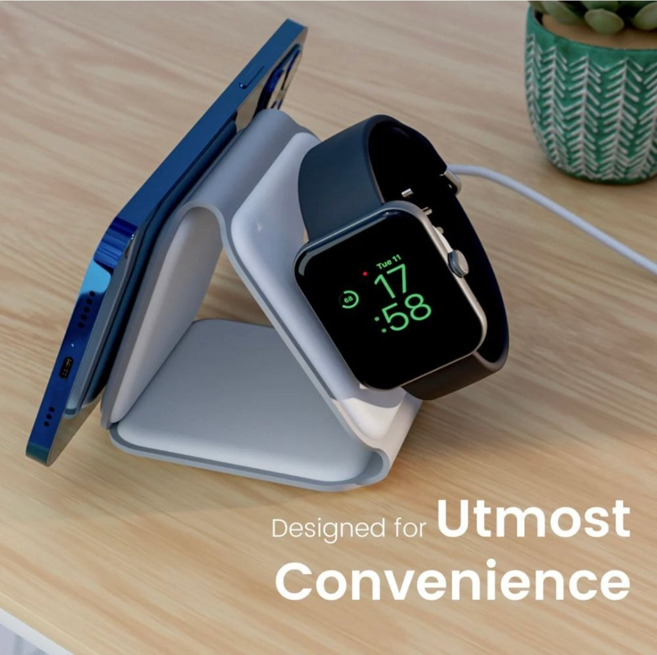 3 IN ONE FOLDABLE WIRELESS CHARGER