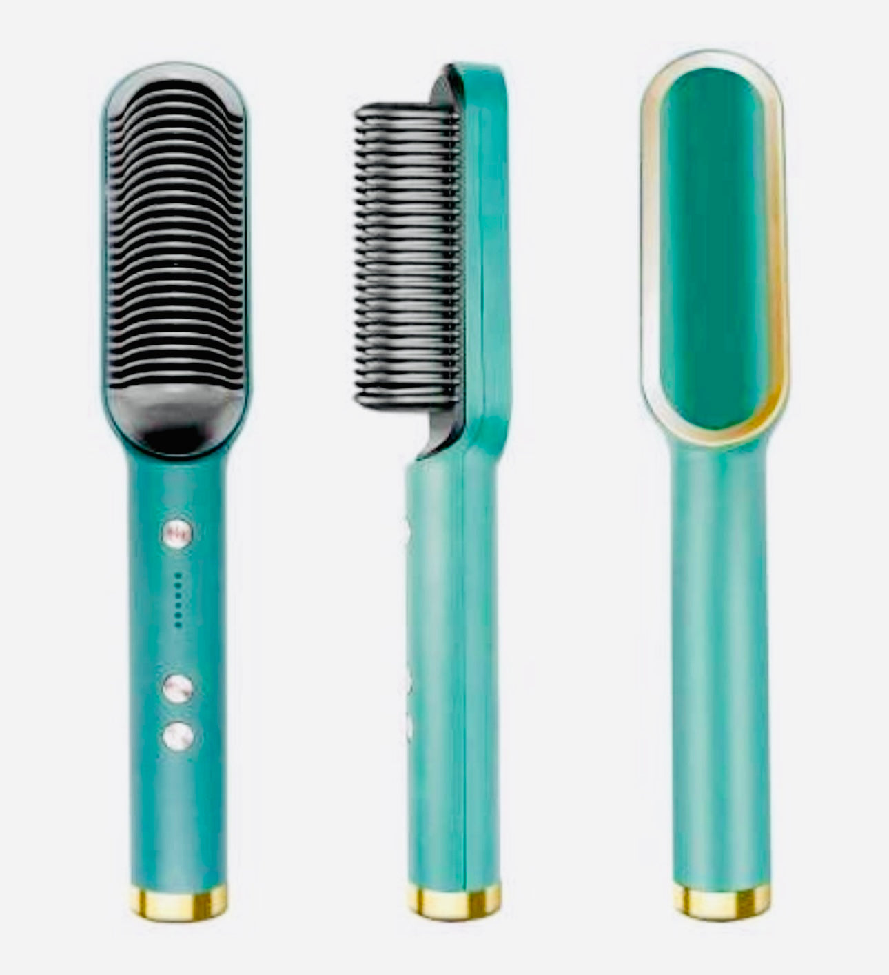 Professional Hair Straightening Brush Comb – 2-in-1 Fast Heating & Anti-Frizz Design
