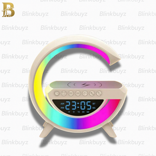 BT-3401 LED Wireless Charging Bluetooth Speaker with Digital Clock & Ambient Light