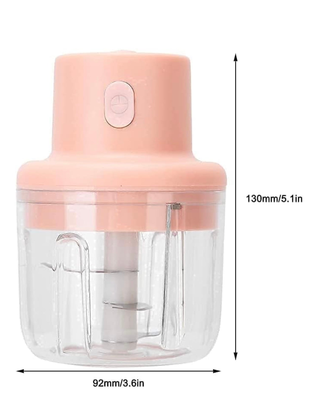 Portable Mini Electric Garlic Chopper | USB Rechargeable | Quick Veg Cutter for Kitchen